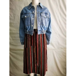 DENIM JACKET、CORDUROY DRESS